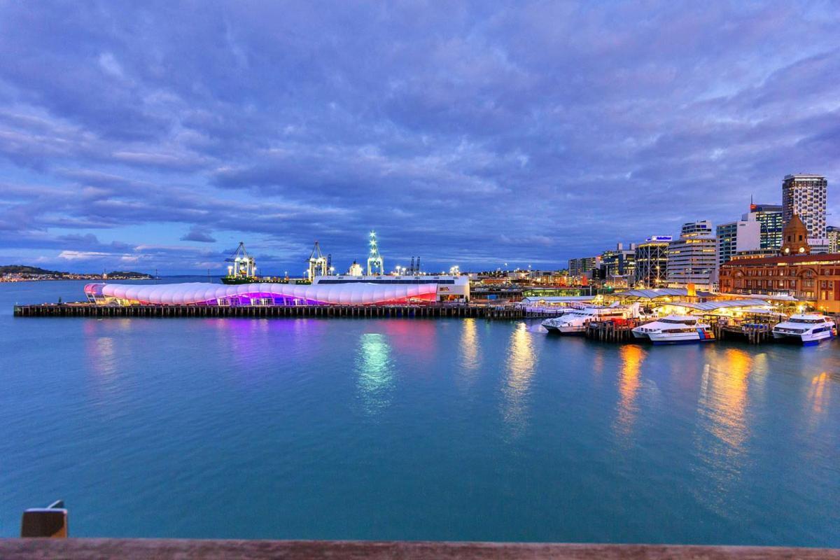 Qv Private Waterfront Apartment - Princes Wharf - 379 Auckland Dış mekan fotoğraf