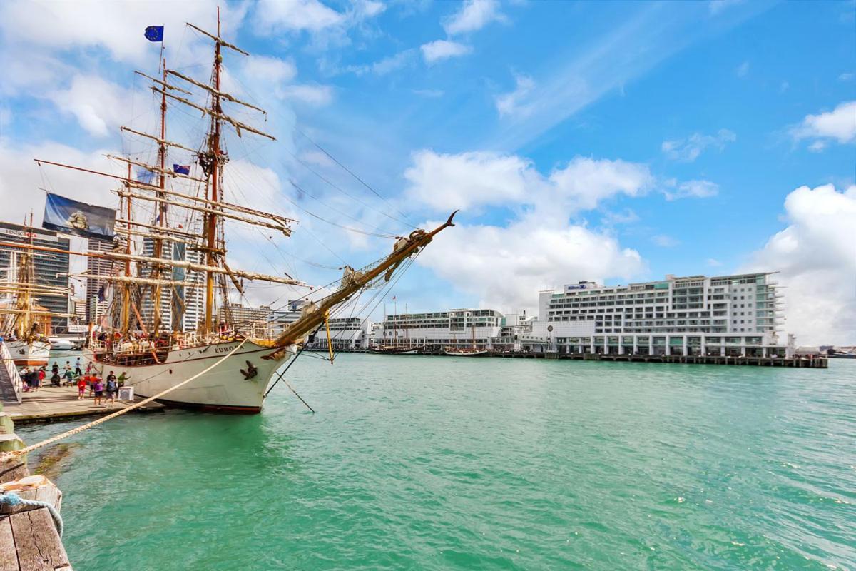 Qv Private Waterfront Apartment - Princes Wharf - 379 Auckland Dış mekan fotoğraf